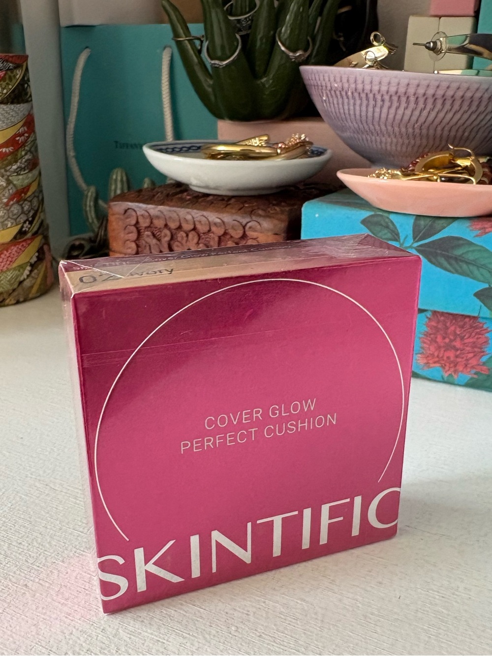 🔮 3/$21 🔮 SKINTIFIC Cover Glow Perfect Cushion Foundation - 02 Ivory